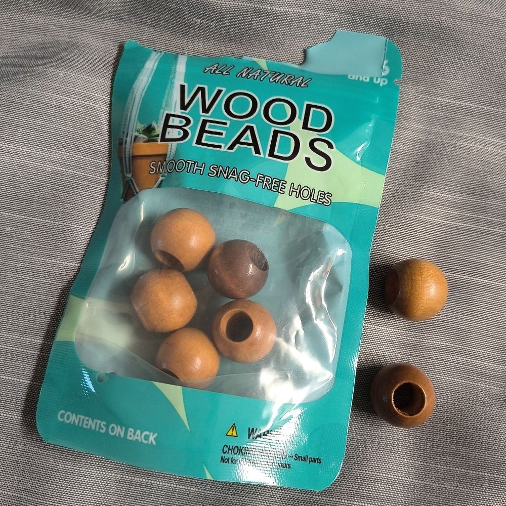 Wooden Beads Crafting Macrame Jewelry Making Mixed Lot - Picture 5 of 7